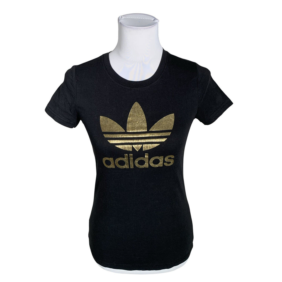 Naisten Adidas - T-paita, koko 36 - Musta (1)