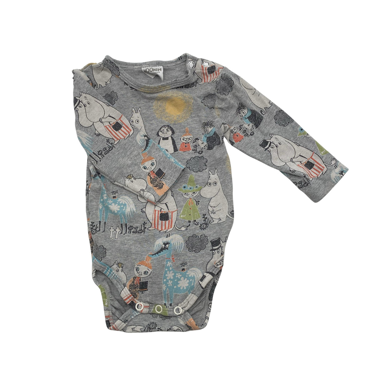 Unisex Martinex - Body, koko 62 - 68 - Harmaa (1)