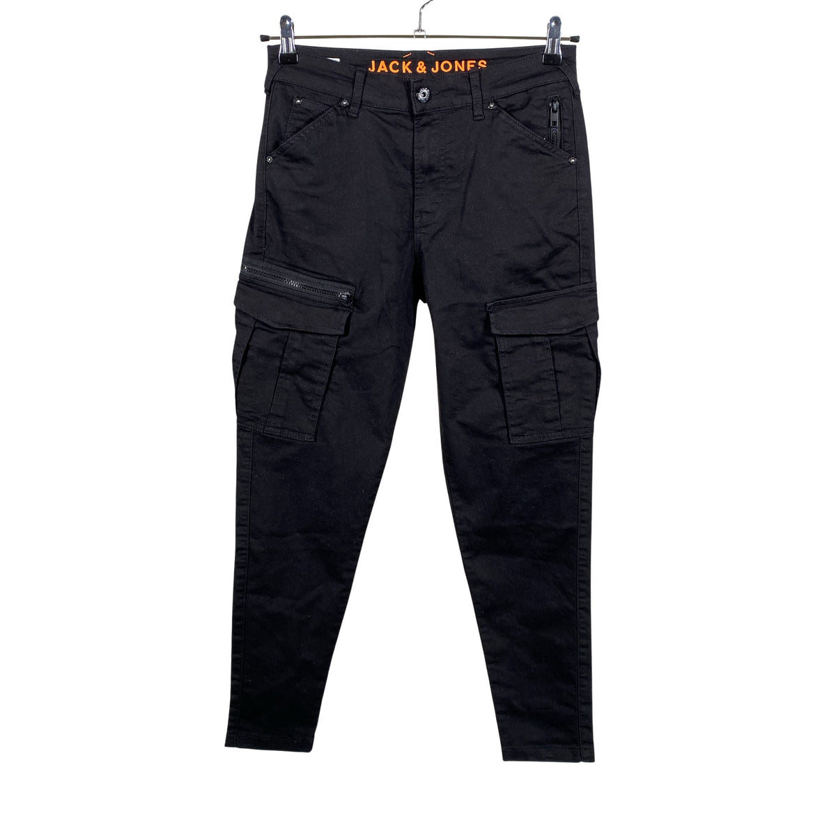 Miesten Jack & Jones - Cargohousut, koko W28 - Musta (1)