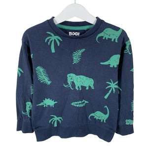 Unisex Bogi - Collegepaita, koko 104 - 110 - Sininen (1)