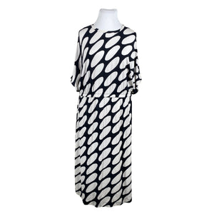 Naisten Marimekko - Trikoomekko, koko 44 - Valkoinen (1)