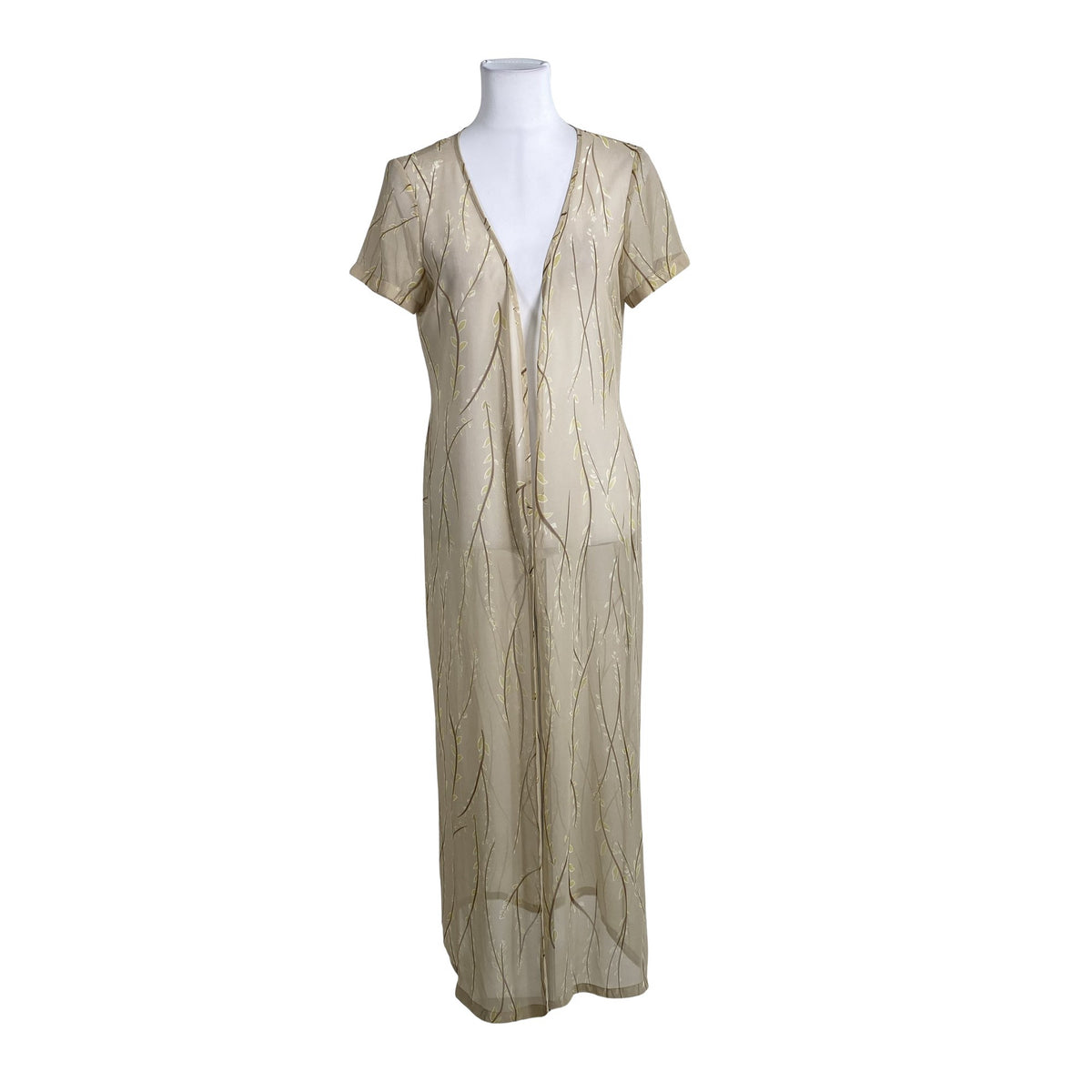 Naisten Handmade - Sifonkitunika, koko 38 - Beige (1)