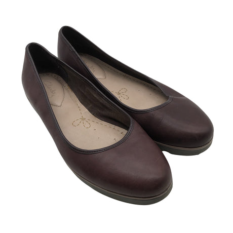 Naisten Clarks - Ballerinat, koko 39 - Ruskea (2)