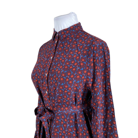 Naisten Marimekko - Sifonkimekko, koko 42 - Viininpunainen (2)