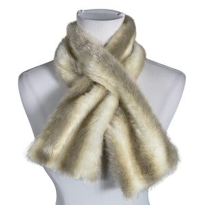 Naisten Handmade - Huivi, koko Midi - Beige (1)
