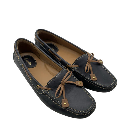 Naisten Clarks - Loaferit, koko 37 - Musta (2)