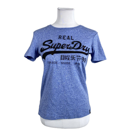 Naisten Superdry - T-paita, koko 36 - Vaaleansininen ()