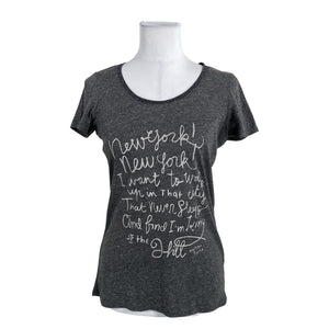 Naisten Scotch&Soda - T-paita, koko 36 - Harmaa (1)