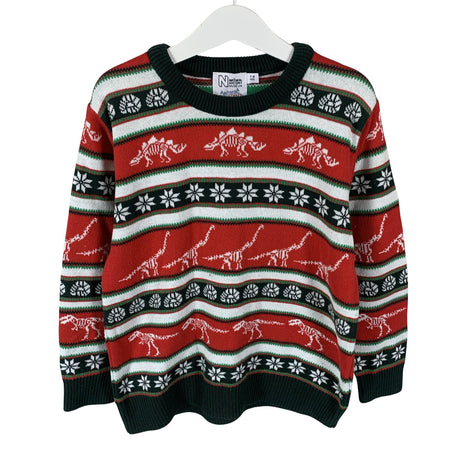 Unisex British Christmas Jumpers - Neulepaita, koko 122 - 128 - Vihreä ()