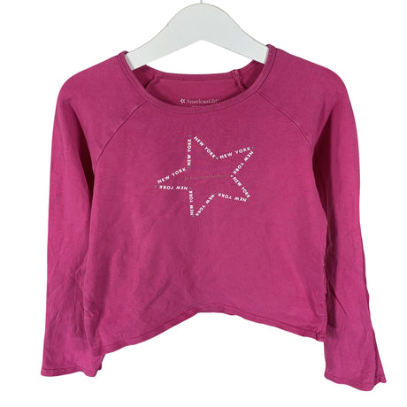 Tyttöjen American Girl - Trikoopaita, koko 128 - 134 - Pinkki ()