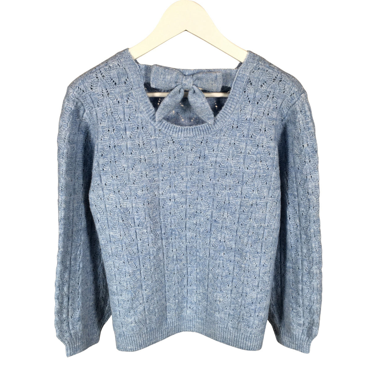 Tyttöjen Lindex - Neulepaita, koko 146 - 152 - Vaaleansininen (2)