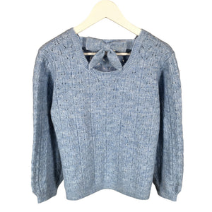 Tyttöjen Lindex - Neulepaita, koko 146 - 152 - Vaaleansininen (2)