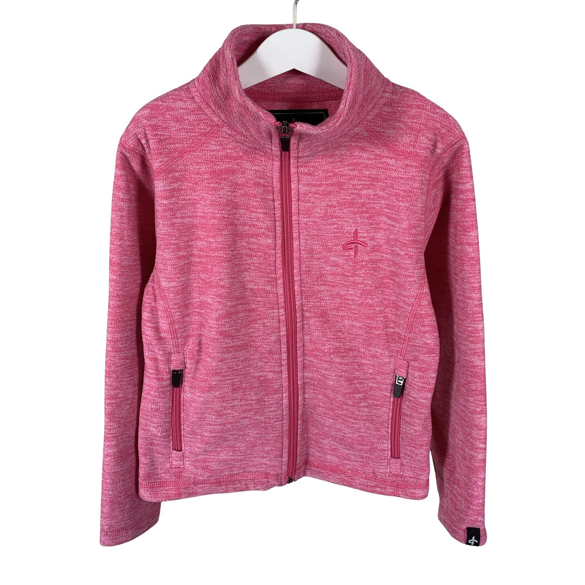 Tyttöjen Cross - Fleecetakki, koko 122 - 128 - Pinkki (1)