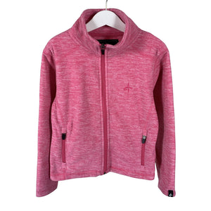 Tyttöjen Cross - Fleecetakki, koko 122 - 128 - Pinkki (1)