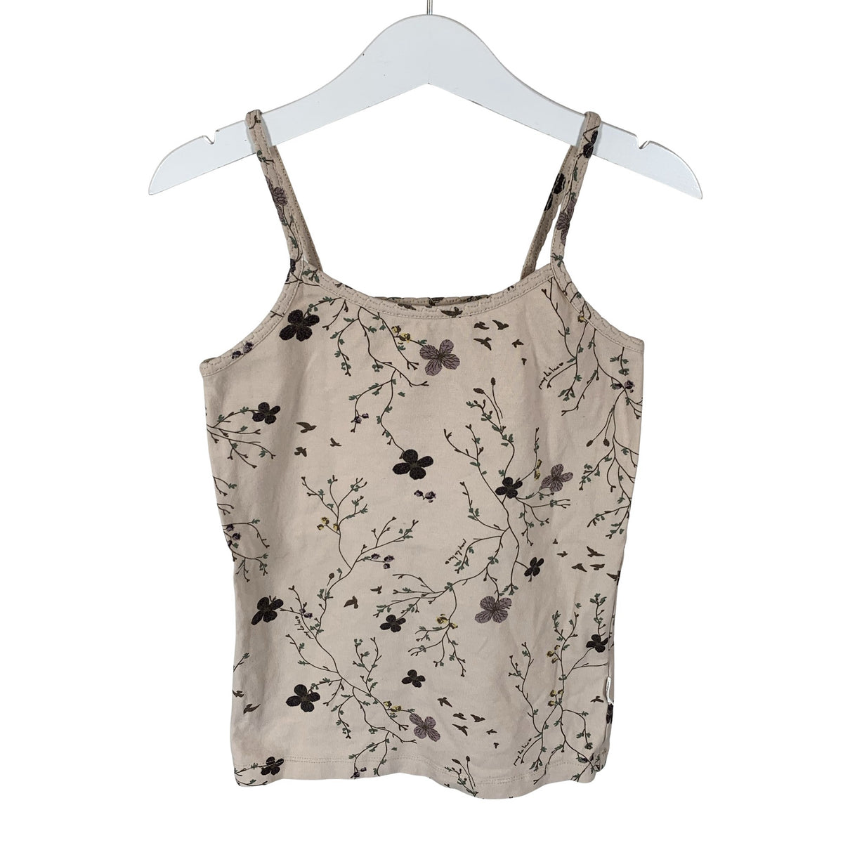 Tyttöjen POMPdeLUX - Trikootoppi, koko 122 - 128 - Beige (1)