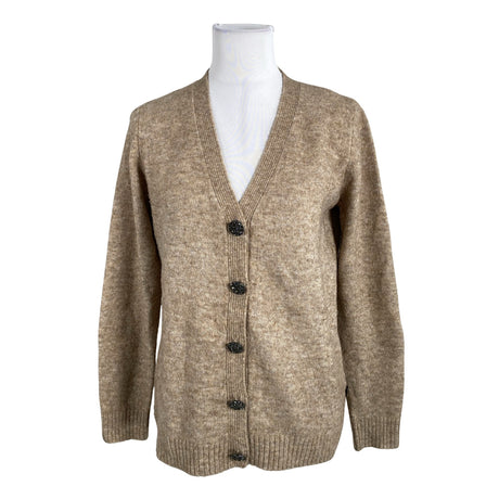 Naisten Sand - Neuletakki, koko 34 - Beige ()