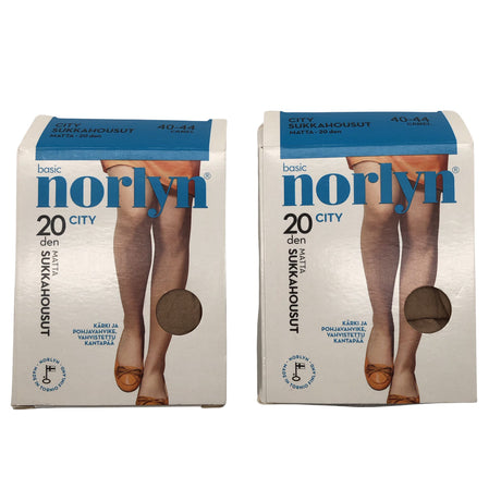 Naisten Norlyn - Sukkahousut, ohuet, koko 39 - Ruskea ()