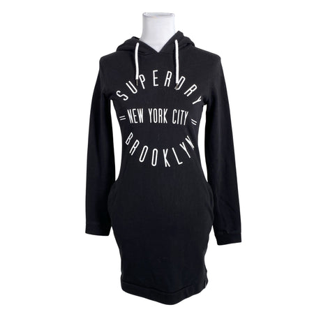 Naisten Superdry - Collegemekko, koko 36 - Musta ()