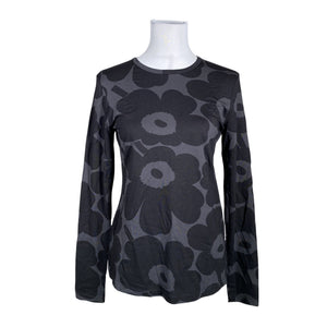 Naisten Marimekko - Trikoopaita, koko 38 - Musta (1)