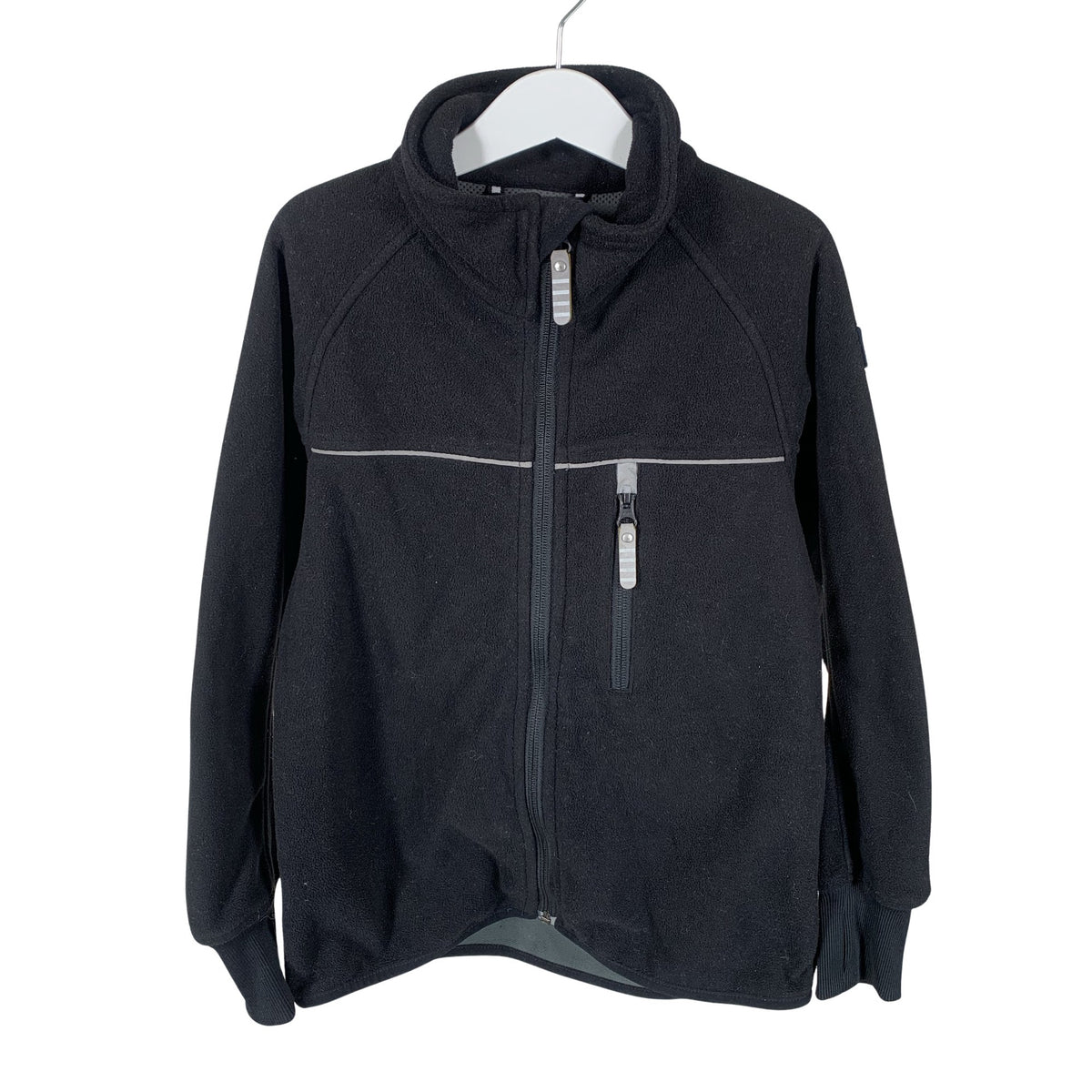 Unisex Polarn O. Pyret - Windfleecetakki, koko 128 - 134 - Musta (1)