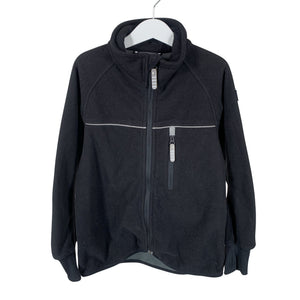 Unisex Polarn O. Pyret - Windfleecetakki, koko 128 - 134 - Musta (1)