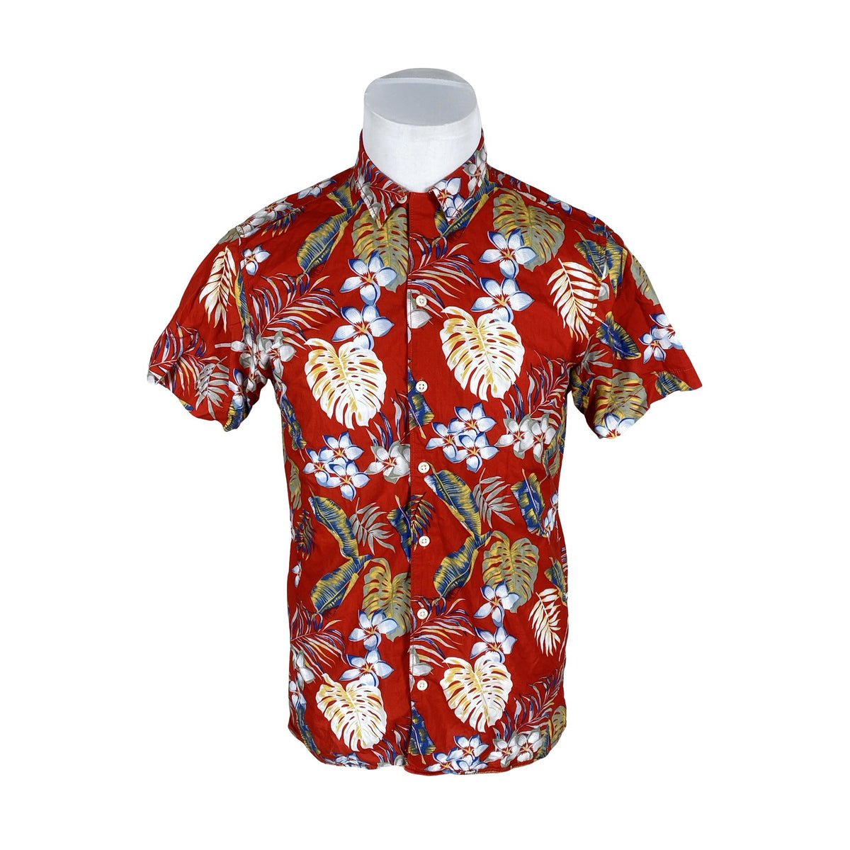 Miesten Jack & Jones - Kauluspaita, koko S - Punainen (1)