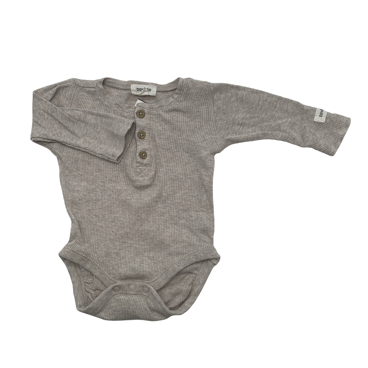 Unisex Newbie - Body, koko 56 - 62 - Harmaa (1)
