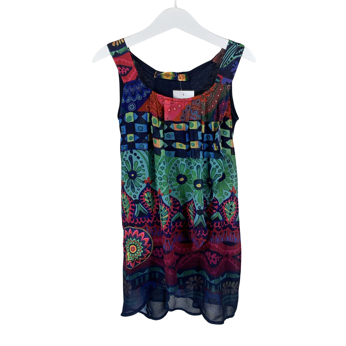 Tyttöjen Desigual - Sifonkitunika, koko 122 - 128 - Sininen (1)