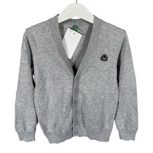 Unisex Benetton - Neuletakki, koko 116 - 122 - Harmaa (1)