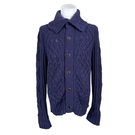 Miesten Tommy Hilfiger - Neuletakki, koko L - Sininen ()