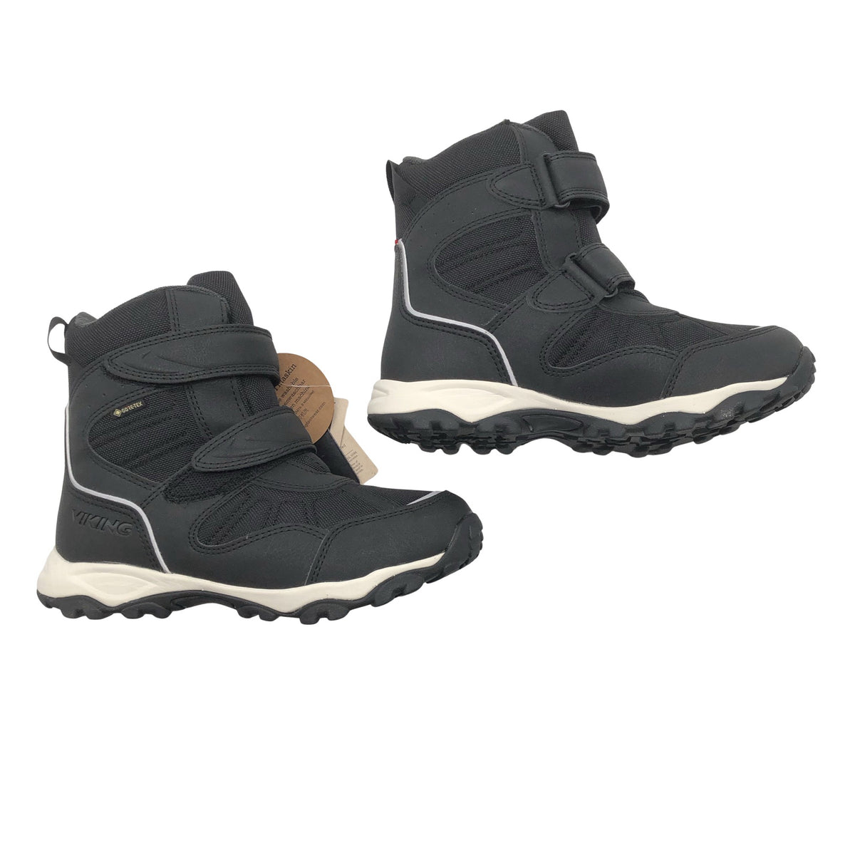 Unisex Viking - Talvikengät, koko 34 - Musta (1)