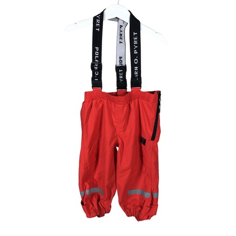 Unisex Polarn O. Pyret - Välikausihousut, koko 80 - 86 - Punainen ()