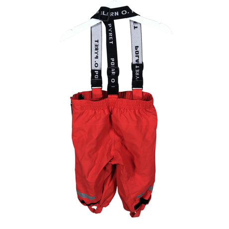 Unisex Polarn O. Pyret - Välikausihousut, koko 80 - 86 - Punainen (2)