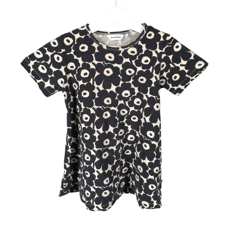 Tyttöjen Marimekko - Trikoomekko, koko 92 - 98 - Beige ()