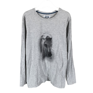 Unisex CRW - Trikoopaita, koko 158 - 164 - Harmaa (1)