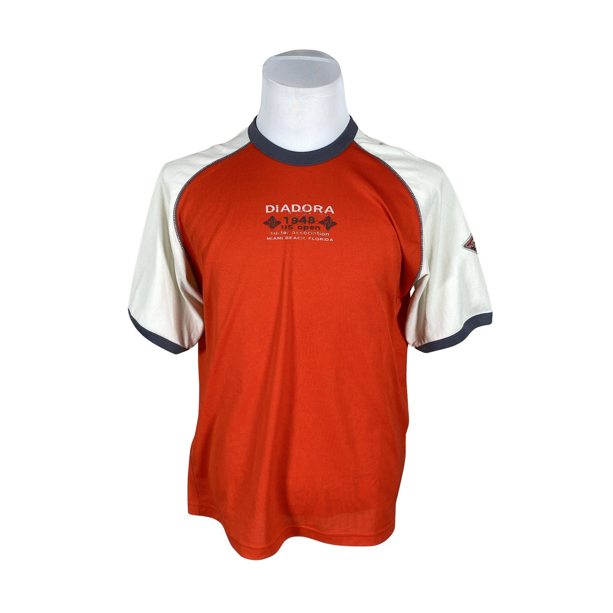 Miesten Diadora - Urheilupaita, lyhyet hihat, koko XL - Punainen (1)