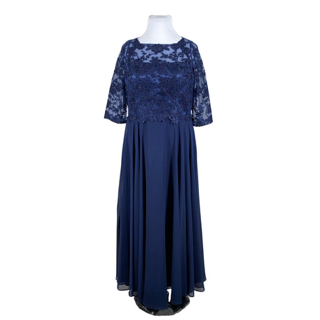 Naisten MasCara - Juhlamekko, koko 48 - Sininen ()
