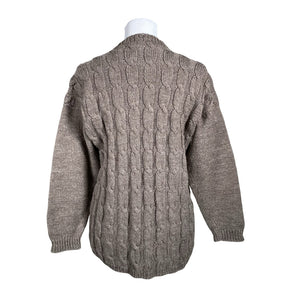 Naisten Handmade - Villapaita, koko 36 - Ruskea (3)