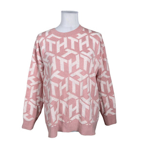 Naisten Tommy Hilfiger - Collegepaita, koko 38 - Vaaleanpunainen (1)