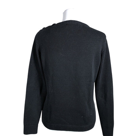 Naisten Burberry - Neulepaita, koko 38 - Musta (2)