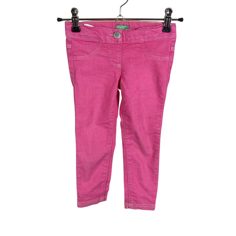 Tyttöjen Benetton - Farkut, koko 98 - 104 - Pinkki ()