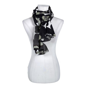 Naisten Marimekko - Huivi, koko Maxi - Musta (1)