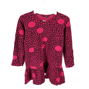 Tyttöjen Marimekko - Trikoomekko, koko 98 - 104 - Violetti (1)