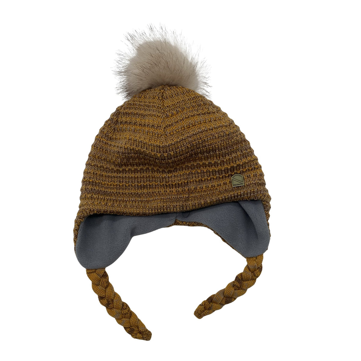 Naisten Husky - Talvihattu, koko 56 - 58 cm - Keltainen (1)