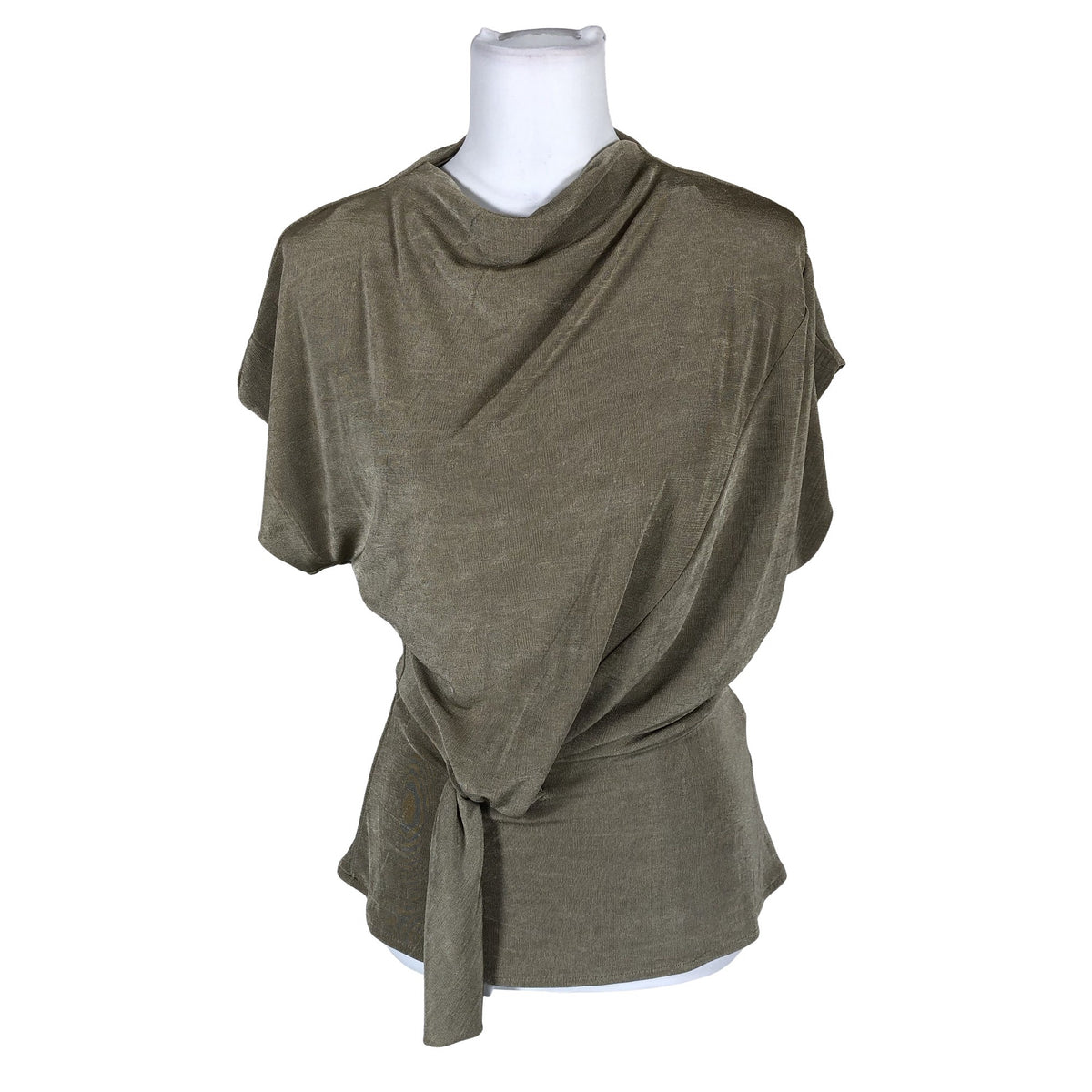Naisten Bruuns Bazaar - Lyhythihainen pusero, koko 36 - Beige (1)