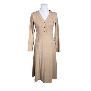 Naisten Dorothy Perkins - Trikoomekko, koko 36 - Beige (1)
