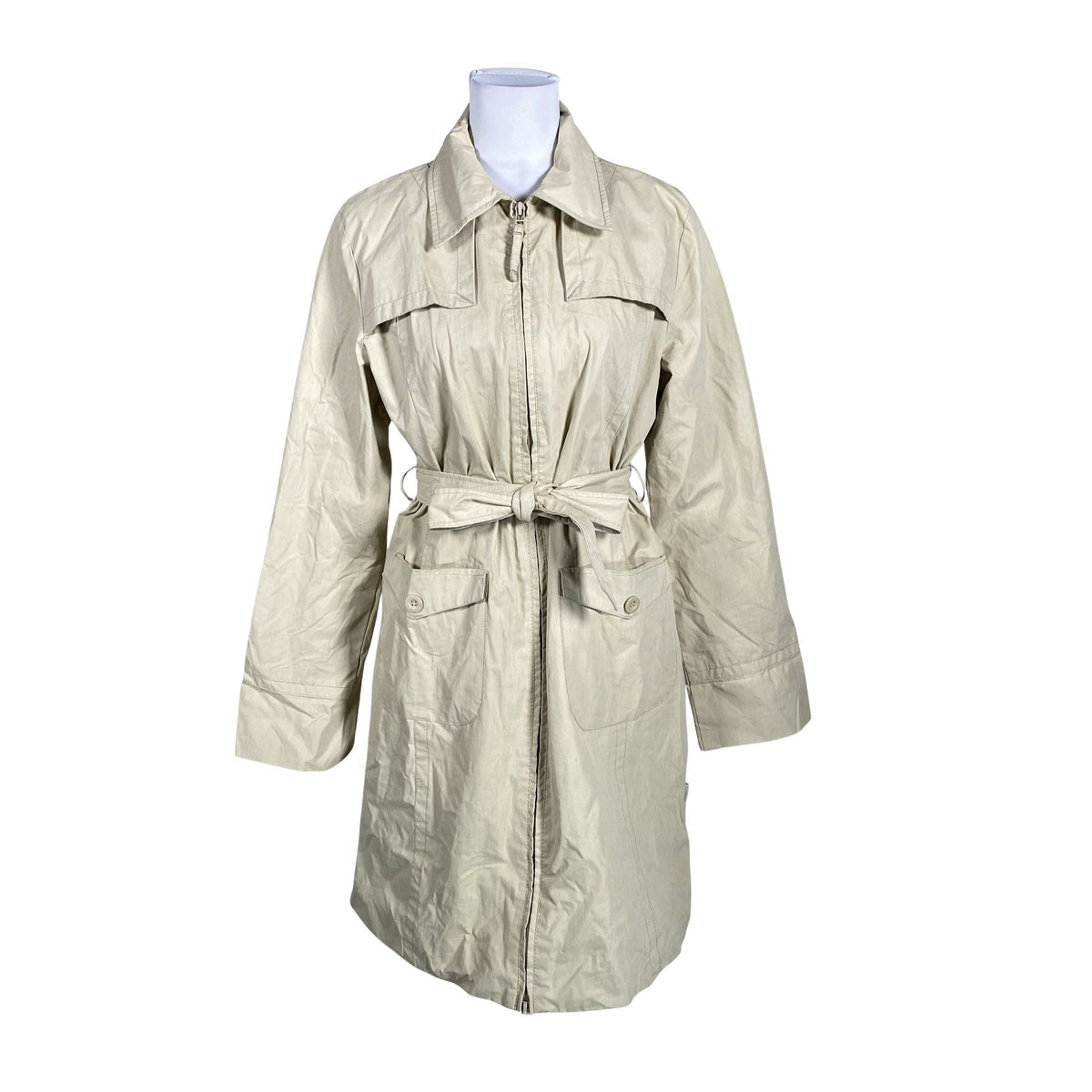 Naisten Luhta - Trenssitakki, koko 40 - Beige (1)