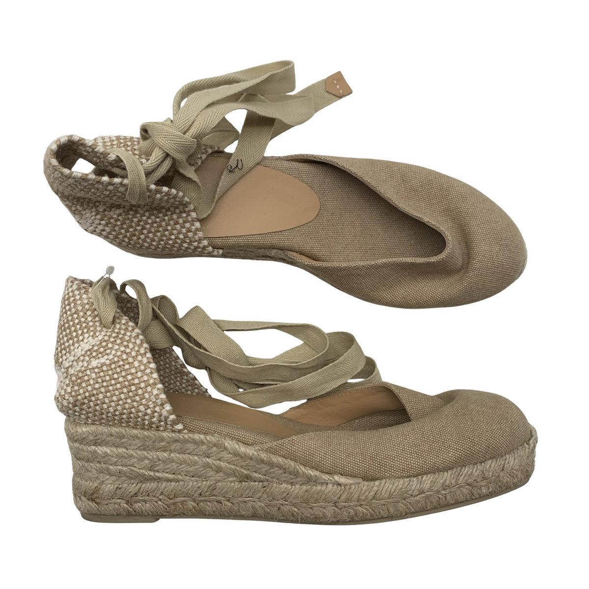 Naisten Castañer - Kiilakorkokengät, koko 37 - Beige (1)