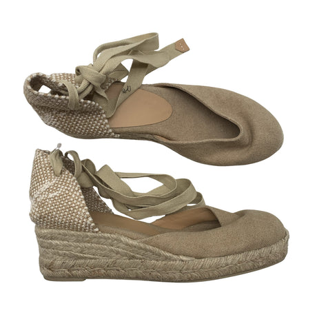Naisten Castañer - Kiilakorkokengät, koko 37 - Beige ()