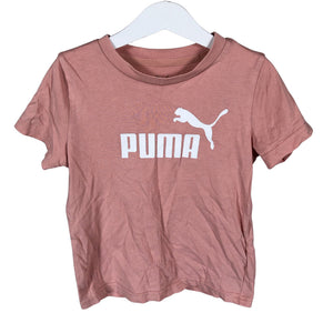 Tyttöjen Puma - T-paita, koko 110 - 116 - Vaaleanpunainen (1)